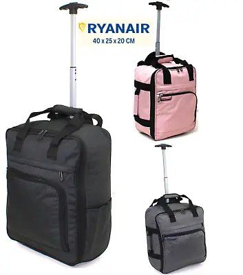 40x25x20cm Ryanair Under Seat Travel Bag Hand Luggage Suitcase Cabin Trolley Bag • £18.99