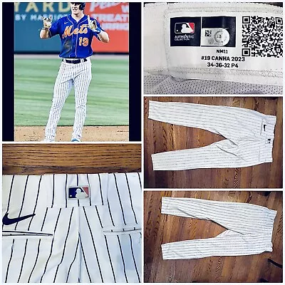 New York Mets Team Issued Game Player #19 CANHA Pants Nike 2023 MLB • $369.99