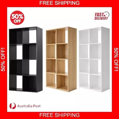 8 Cube Storage Shelf Display Cabinet Cupboard Bookshelf Unit Toy Book Organizer • $56.99