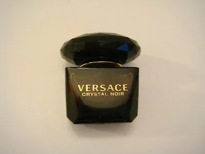 Empty Miniature Versace Crystal Noir 5ml Dab-On Eau De Toilette Glass Bottle • $6.21