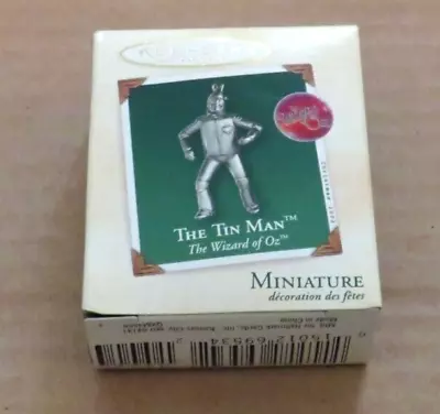 The Tin Man The Wizard Of Oz 2002 Hallmark Miniature Ornament • $4.99