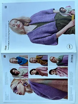 Rico 1020 Ladies Cardigan & Shawl Knitting Pattern • £3.40