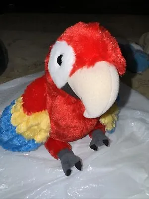 Wild Republic Scarlet Macaw Parrot Bird Plush Red Stuffed Animal Soft Fuzzy • $9.99