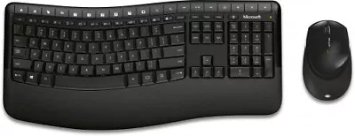 Microsoft Desktop 5050 Wireless Comfort Keyboard And Mouse UK Layout • £82.01