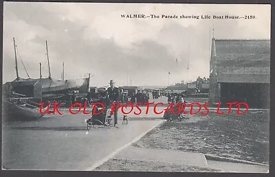Kent - WALMER Near Deal The Parade Showing Lifeboat House • £6