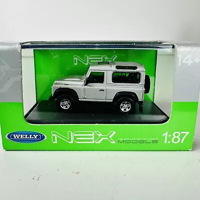 Welly NEX 1:87 HO Gauge Railway Scale Land Rover Defender Diecast Model • £9.95