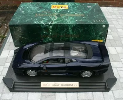 Jaguar XJ220 1/12 Scale Navy Blue Maisto (1992)  • £49.99