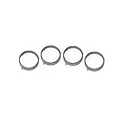 $26.99 • Buy 1964-1972 GM A Body Stainless Steel Headlight Retainer Trim Rings 5 3/4  4PC