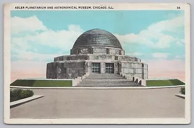 State View~Adler Planetarium & Astronomical Museum Chicago IL~Vintage Postcard • $2.70