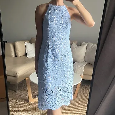 $30 • Buy Forever New Womens Dress Blue Lace Size 8