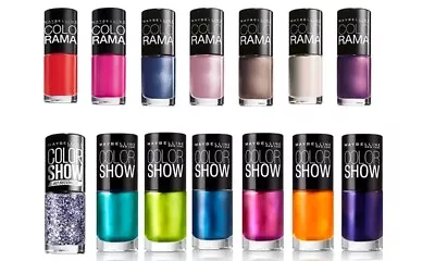 Maybelline New York Color Show/ Color Drama  Nail Polish - NEW  - FREE POST • £3.99