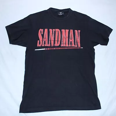 Vintage ECW Sandman T Shirt Mens XL Black Wrestling Graphic Blood Sweat And Beer • £71.99