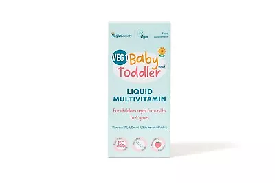 VEG 1 Baby And Toddler | Vegan Liquid Multivitamin | Strawberry Flavour • £8.50