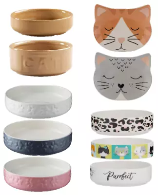 Mason Cash Cat Bowls Dishes And Saucers. • £11.25