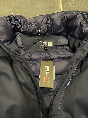 RLX Ralph Lauren Water-RepellentSoftshell Hooded Jacket - French Navy • £135