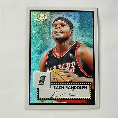 Zach Randolph Chrome Card 2005-06 Topps 1952 Style #27 Nba Blazers Basketball • $10