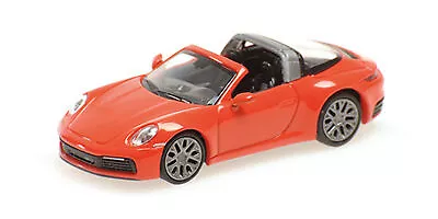 Minichamps 1:87 PORSCHE 911 (992) TARGA 4 ORANGE 2020 • $27.31