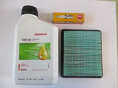 HONDA Service Kit: Air Filter/ Plug / Oil Fits HRX 426c HRX476c HRX537c HRG  IZY • £23.50