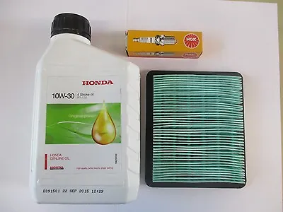 Service Kit For Honda HRB425 HRB425c Including Oil Air Filter And Spark Plug • £23.50