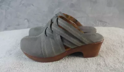 B.O.C Women's Size 9 M Johana Gray Faux Leather Strappy Mules Clogs Shoes • $20