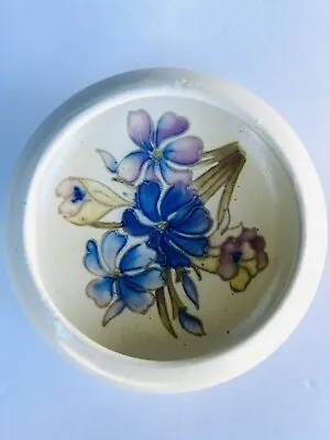 1950s Moorcroft Pottery English Iris Floral Small Trinket Bowl • $63.99