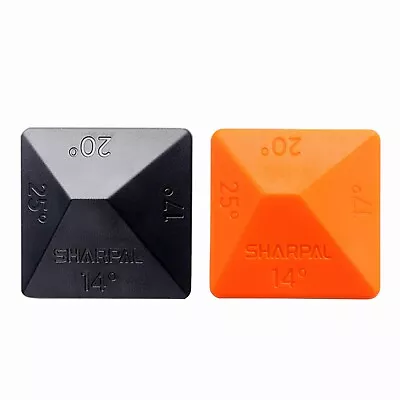 SHARPAL HOLDBUBBLE & ANGLE PYRAMID Whetstone Knife Blade Sharpener Angle Guide • $14.99