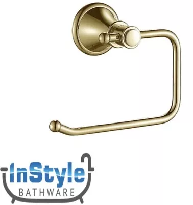 Brand New- Vintage Range- Toilet Roll Holder-BRUSHED GOLD • $69