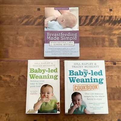Baby Feeding Book Bundle | Breastfeeding Baby Led Weaning • £14.99