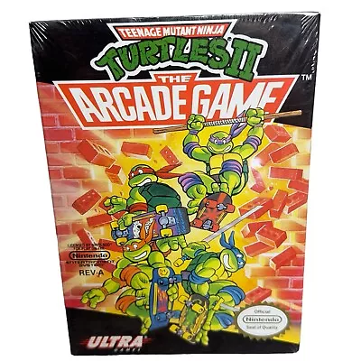 Teenage Mutant Ninja Turtles (TMNT) II: The Arcade Game NES 1990) - Sealed READ • $1100