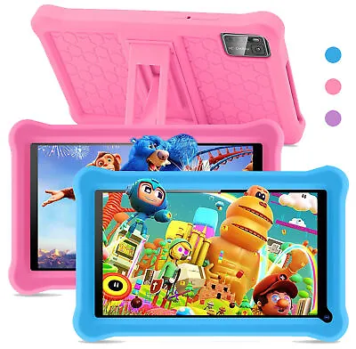 Kids Tablet PC 7 Inch Android 11 3GB RAM 32GB Storage Free Case WIFI Dual Camera • £52.99