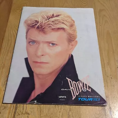 £18 • Buy 1983 David Bowie Serious Moonlight Tour Programme 