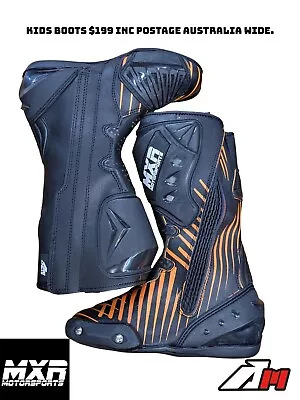 Kids Motorcycle Boots • $199