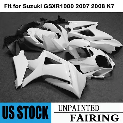 Unpainted Bodywork Fairing Kit For Suzuki GSXR1000 2007 2008 K7 GSX-R 1000 07 08 • $219.01