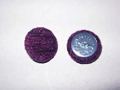 PURPLE MOTTLED VELVET BUTTONS - 23mm &19mm UPHOLSTERY- CRAF-SOFT FURNISHINGT B65 • £2.85