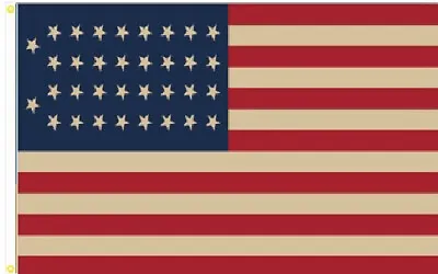 3X5 34 Star War Trophy Union VINTAGE USA CSA CIVIL WAR FLAG 100D W/ GROMMETS • $9.88