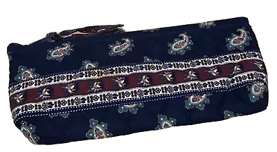 Vera Bradley Brush And Pencil Cosmetic Bag In Navy • $16.09