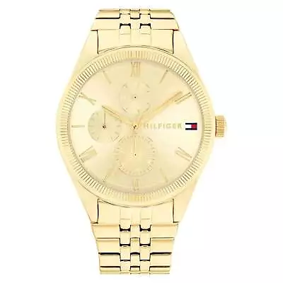 Tommy Hilfiger Gold Steel Light Champagne Dial Multi-function Women's Watch -... • $279