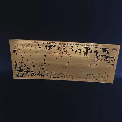 Weathering Effect Airbrush Stencil Military Effect Metal Reusable Painting Camo • $14.99