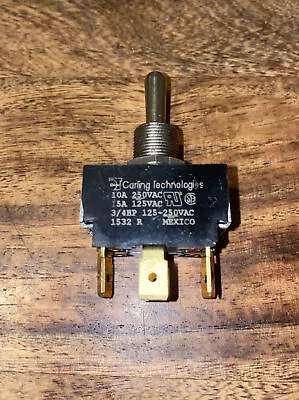 CARLING 1532 3 Pos Main Toggle Switch 10a 250 VAC 15a 125 VAC 3/4 HP 6 Pole USS • $12.95