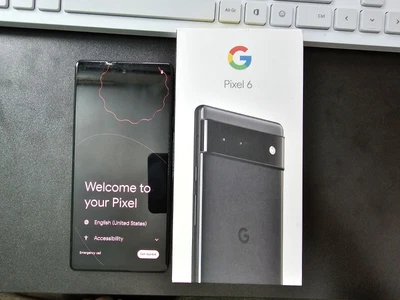 £92.06 • Buy Google Pixel 6 -  128GB - Stormy Black (Unlocked) Cracked Screen - 1 Year Old