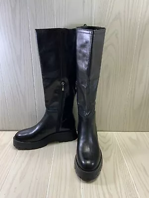 Vince Camuto Nettrio Knee High Boots Women's Size 7.5 M Black NEW MSRP $229 • $45