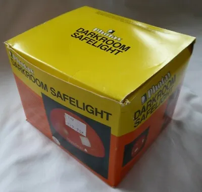 Photax Darkroom Dome Safelight For Black & White Enlarging Paper • £27.50