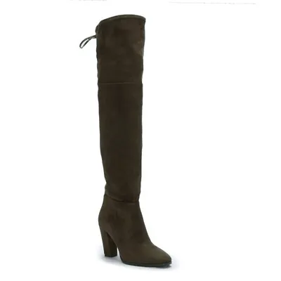 NWOB Size 8.5 Vince Camuto Tapley Brown Suede Over The Knee Thigh High Boots • $39.99