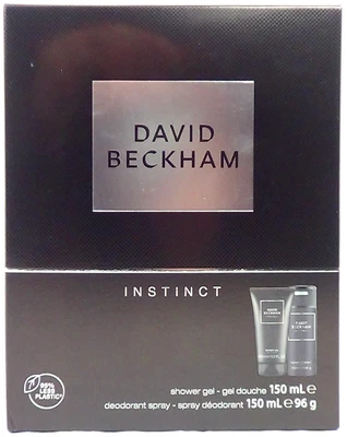£8.95 • Buy David Beckham Instinct 150ml Shower Gel & 150ml Deodorant, Male Men Gift Set