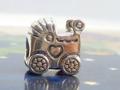 Retired Pandora Sterling Silver Baby Carriage 790346 • £20