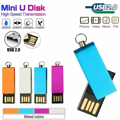 Usb 2.0 Memory Stick Flash Drive 64 Gb 32 Gb 16 Gb 8 Gb Usb Stick Pendrive Thumb • £4.31