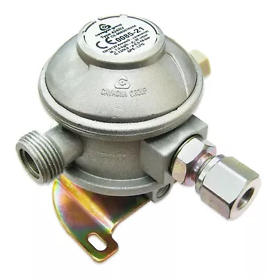 CAVAGNA GAS REGULATOR BULK HEAD 30mbar PROPANE LPG 8mm OUT CARAVAN MOTORHOME • £28