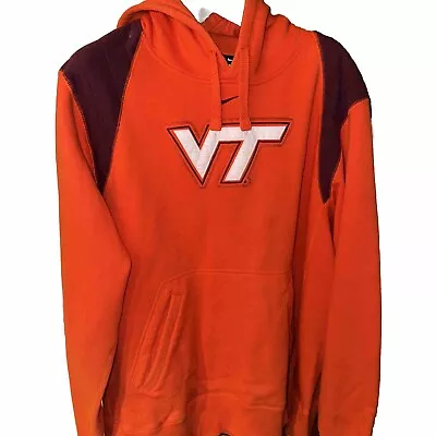 Nike Cotton Virginia Tech Hokies Hoodie Size XL EUC • $22.51