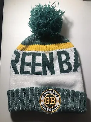Green Bay Packers Fan Knitted Pom Beanie Winter Hat One Size • $12.73