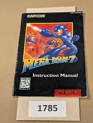 Mega Man 7 - Super Nintento SNES - Manual Only **NO GAME! • $196.28